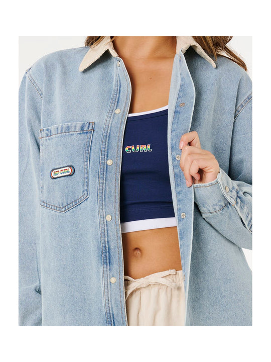 Koszula damska RIP CURL Surf Side Relaxed Denim Shirt niebieska
Koszula damska RIP CURL Surf Side Relaxed Denim Shirt niebieska