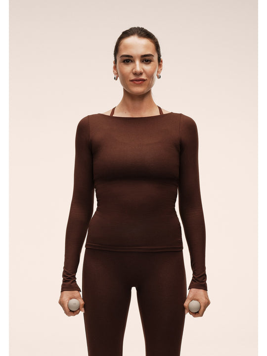 Koszulka damska CASALL Sublime Boatneck Long Sleeve brązowa
Koszulka damska CASALL Sublime Boatneck Long Sleeve brązowa