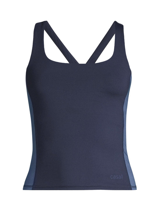 Koszulka damska CASALL Shaped Block Built in Bra Tank kolor granatowy
Koszulka damska CASALL Shaped Block Built in Bra Tank kolor granatowy