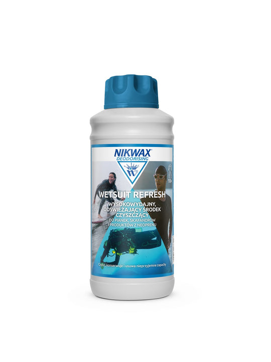 Środek Czyszczący Nikwax Wetsuit Refresh 1 litr - TU - Środki Czyszczące - Adventure Sports
Środek Czyszczący Nikwax Wetsuit Refresh 1 litr - TU - Środki Czyszczące - Adventure Sports