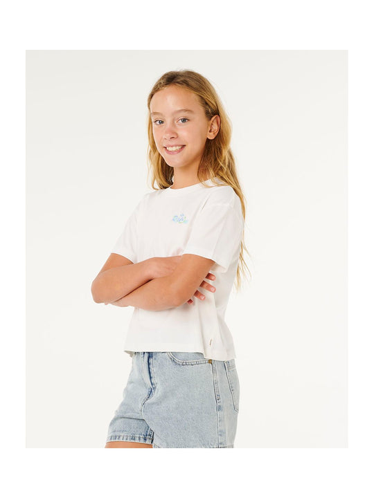 Koszulka dziewczęca RIP CURL Layday Crop-Girl biała
Koszulka dziewczęca RIP CURL Layday Crop-Girl biała