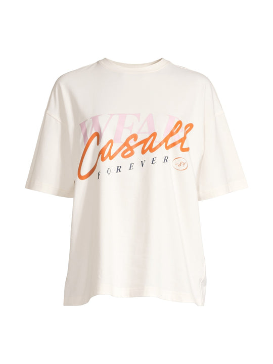 Koszulka treningowa damska CASALL Oversized Cotton Blend Tee kolor biały
Koszulka treningowa damska CASALL Oversized Cotton Blend Tee kolor biały