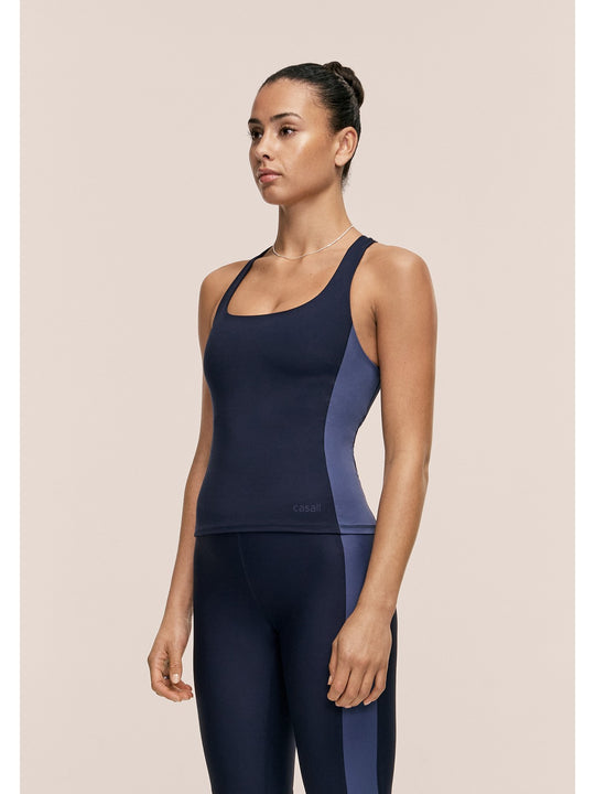 Koszulka damska CASALL Shaped Block Built in Bra Tank kolor granatowy
Koszulka damska CASALL Shaped Block Built in Bra Tank kolor granatowy
