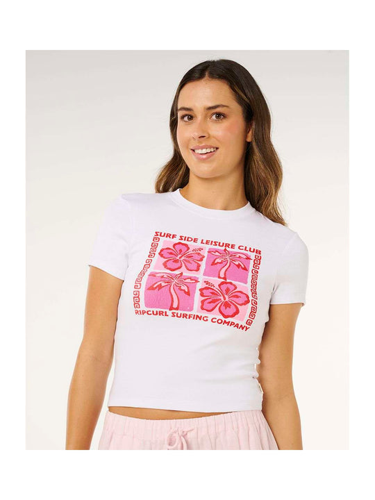 Koszulka damska RIP CURL Surf Side Fitted Tee biała
Koszulka damska RIP CURL Surf Side Fitted Tee biała