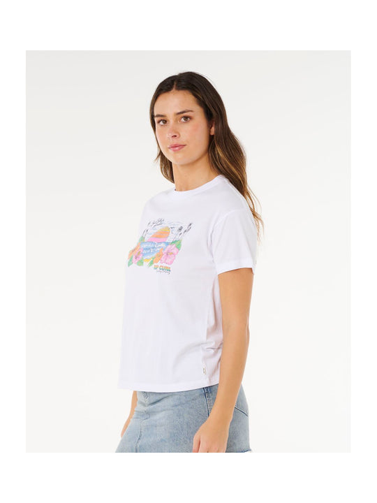 Koszulka damska RIP CURL Sun Rays Cropped Tee biała
Koszulka damska RIP CURL Sun Rays Cropped Tee biała