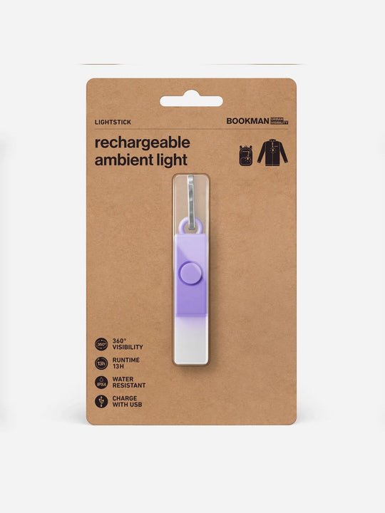 Zawieszka świecąca BOOKMAN Lightstick Lavender
Zawieszka świecąca BOOKMAN Lightstick Lavender