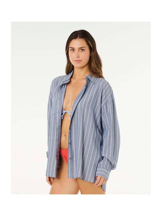 Koszula damska RIP CURL Beach Days Pinstripe Shirt niebieska
Koszula damska RIP CURL Beach Days Pinstripe Shirt niebieska