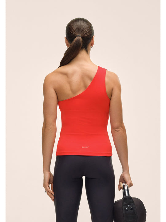 Koszulka treningowa damska CASALL One Shoulder Bra Tank kolor czerwony
Koszulka treningowa damska CASALL One Shoulder Bra Tank kolor czerwony