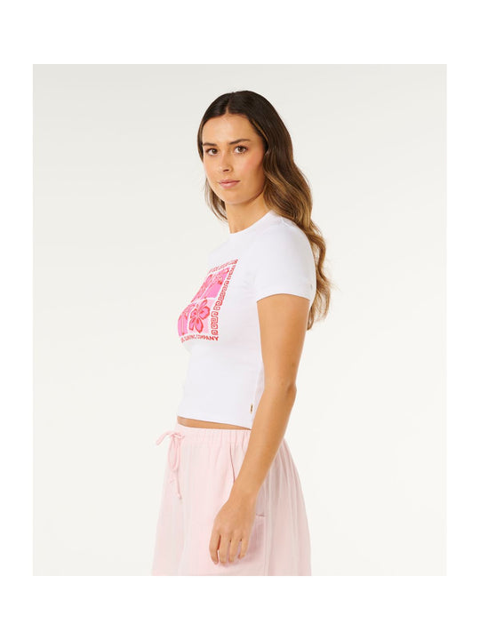 Koszulka damska RIP CURL Surf Side Fitted Tee biała
Koszulka damska RIP CURL Surf Side Fitted Tee biała