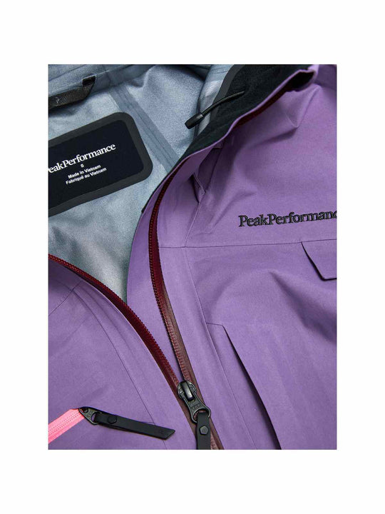 Kurtka narciarska damska PEAK PERFORMANCE Alpine GORE-TEX C-Knit 3L Shell Jacket fioletowa
Kurtka narciarska damska PEAK PERFORMANCE Alpine GORE-TEX C-Knit 3L Shell Jacket fioletowa