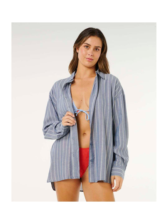 Koszula damska RIP CURL Beach Days Pinstripe Shirt niebieska
Koszula damska RIP CURL Beach Days Pinstripe Shirt niebieska