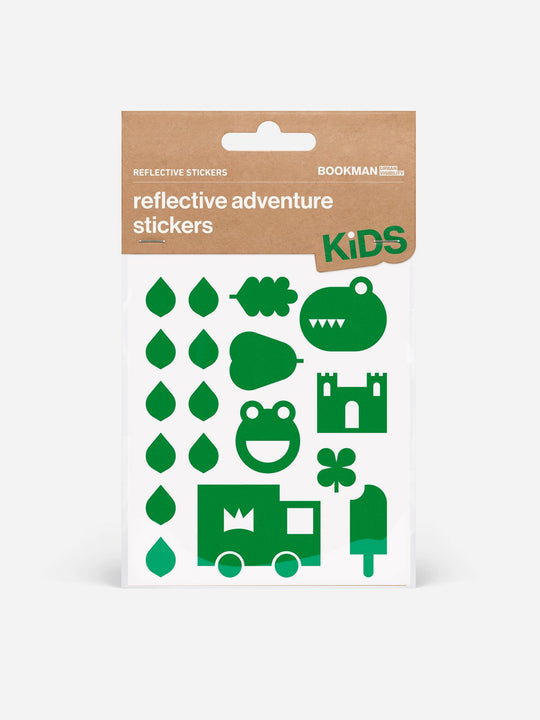 Naklejki odblaskowe BOOKMAN Reflective Stickers Adventure zielony
Naklejki odblaskowe BOOKMAN Reflective Stickers Adventure zielony