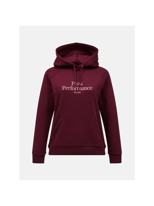 Bluza z kapturem damska PEAK PERFORMANCE Original Hood bordowa
Bluza z kapturem damska PEAK PERFORMANCE Original Hood bordowa