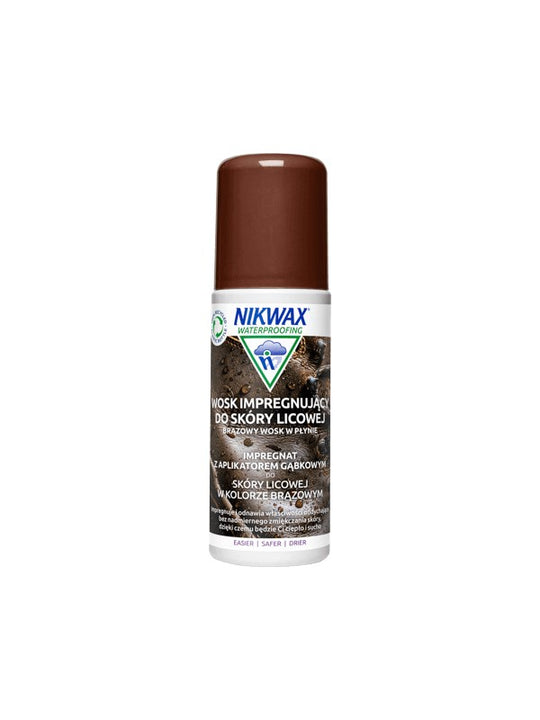 Wosk impregnujący do skóry licowej Nikwax - brązowy - 125 ml gąbka - Środki Czyszczące - Adventure Sports
Wosk impregnujący do skóry licowej Nikwax - brązowy - 125 ml gąbka - Środki Czyszczące - Adventure Sports
