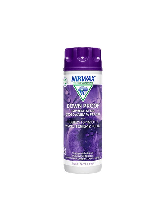 Impregnat do odzieży z puchem Nikwax Down Proof 300 ml - Środki Czyszczące - Adventure Sports
Impregnat do odzieży z puchem Nikwax Down Proof 300 ml - Środki Czyszczące - Adventure Sports