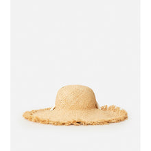 Kapelusz RIP CURL Wategos Fringed Straw Boho Hat beżowy
