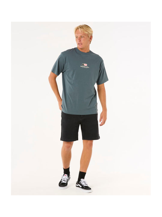 Koszulka męska RIP CURL Pill Icon Tee zielona
