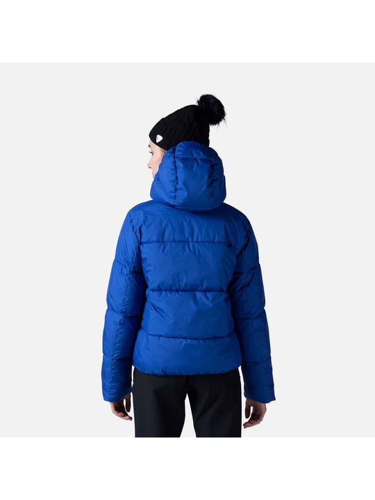 Kurtka zimowa Rossignol damska W Puffy Hood Jkt niebieski - Adventure Sports

