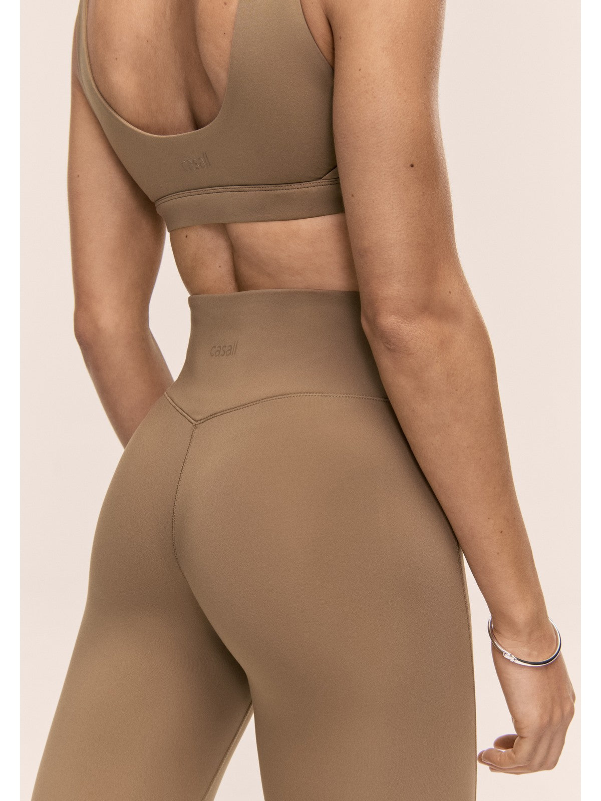 Spodnie damskie CASALL Soft Touch Flared Pants kolor zielony