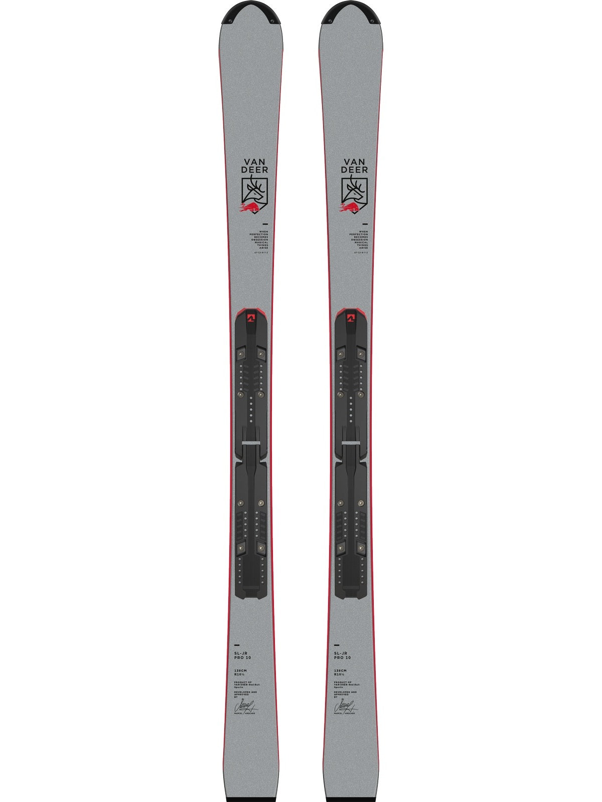 Narty junior VAN DEER SL-JR PRO R11 kolor szary