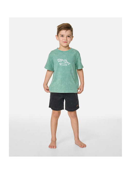 Koszulka chłopięca RIP CURL Ride The Wave Wash Tee - Boy zielona
