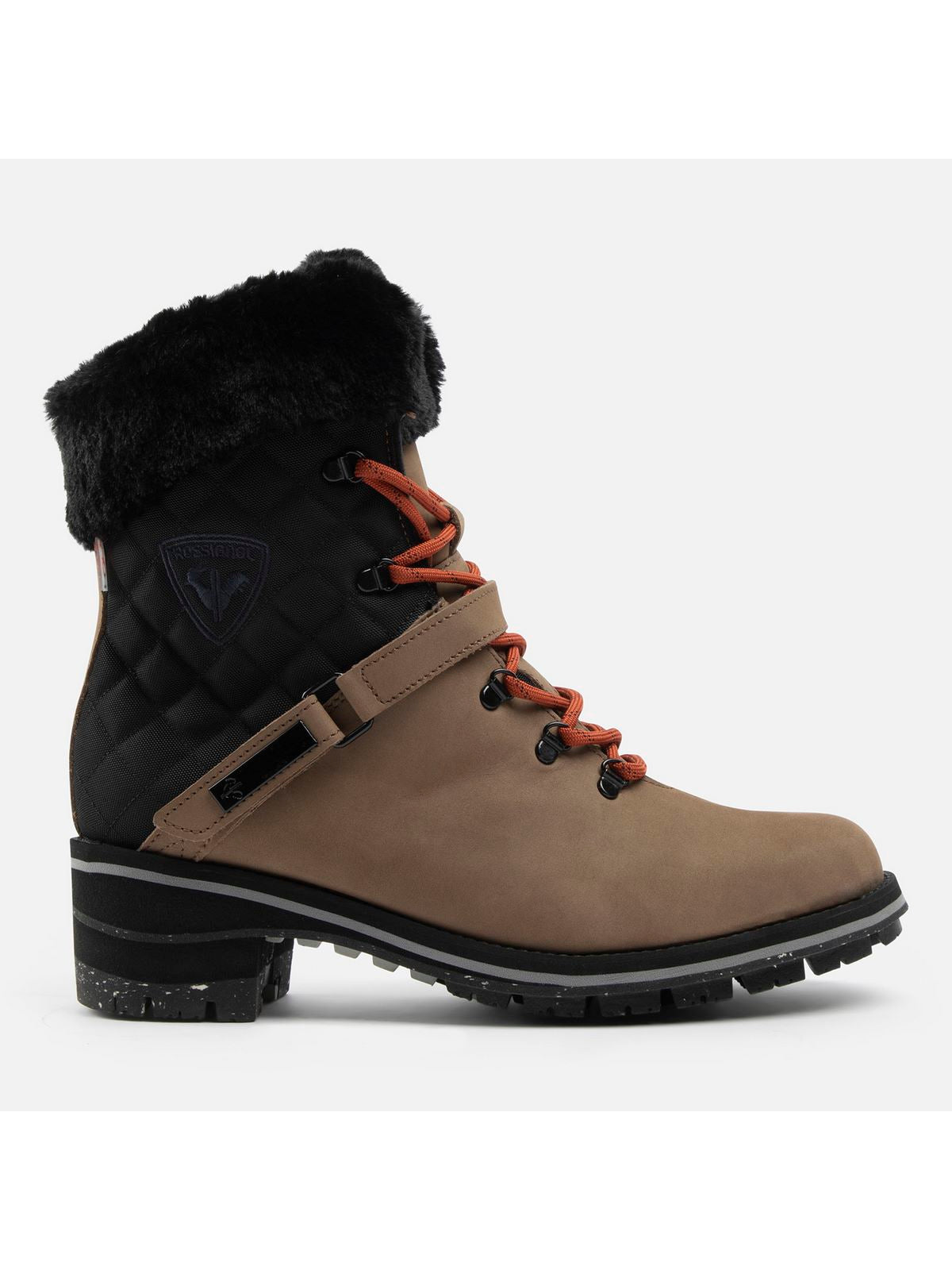 Buty skórzane damskie Rossignol 1907 Megeve Nabuk 2.0 brązowe - sportowe - Adventure Sports