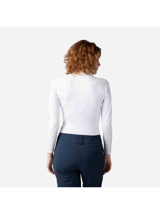Bluza damska ROSSIGNOL W Classique 1/2 Zip biały
