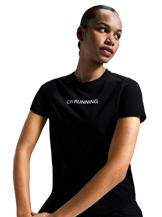 T-Shirt damski  On Run-T czarny
