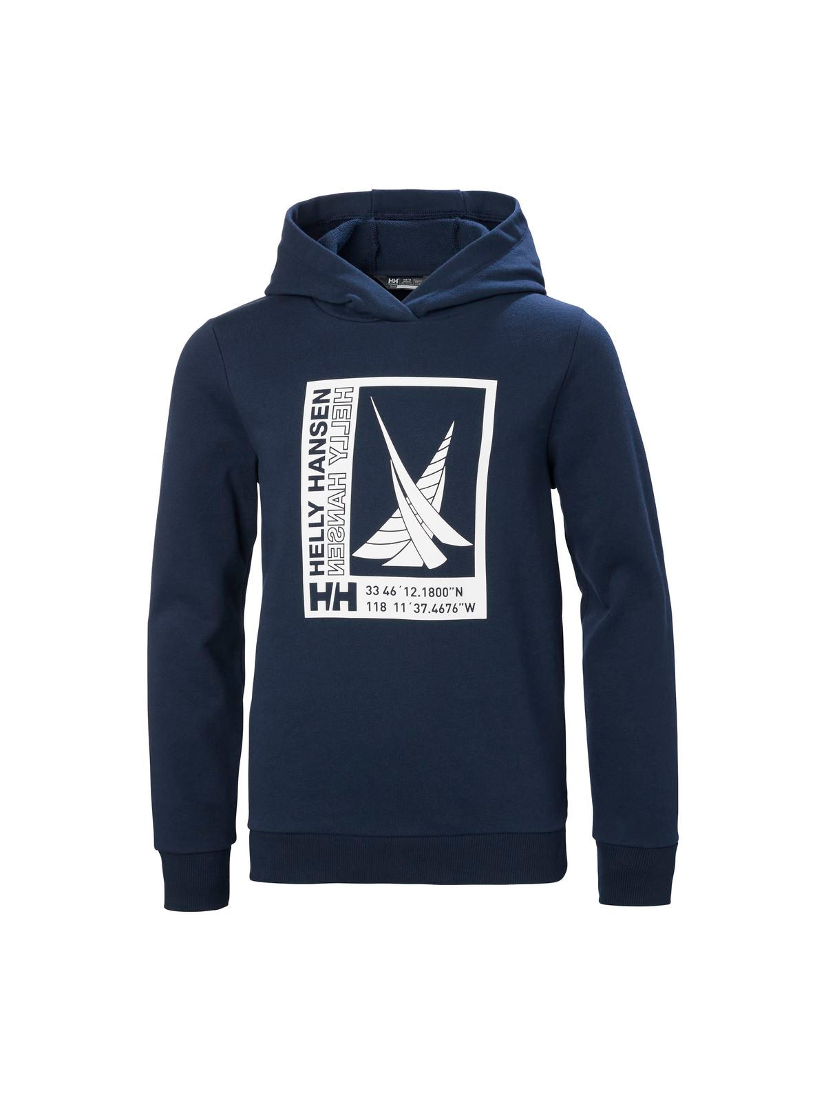 Bluza dresowa dziecięca HELLY HANSEN Jr Port Hoodie granatowy - Adventure Sports