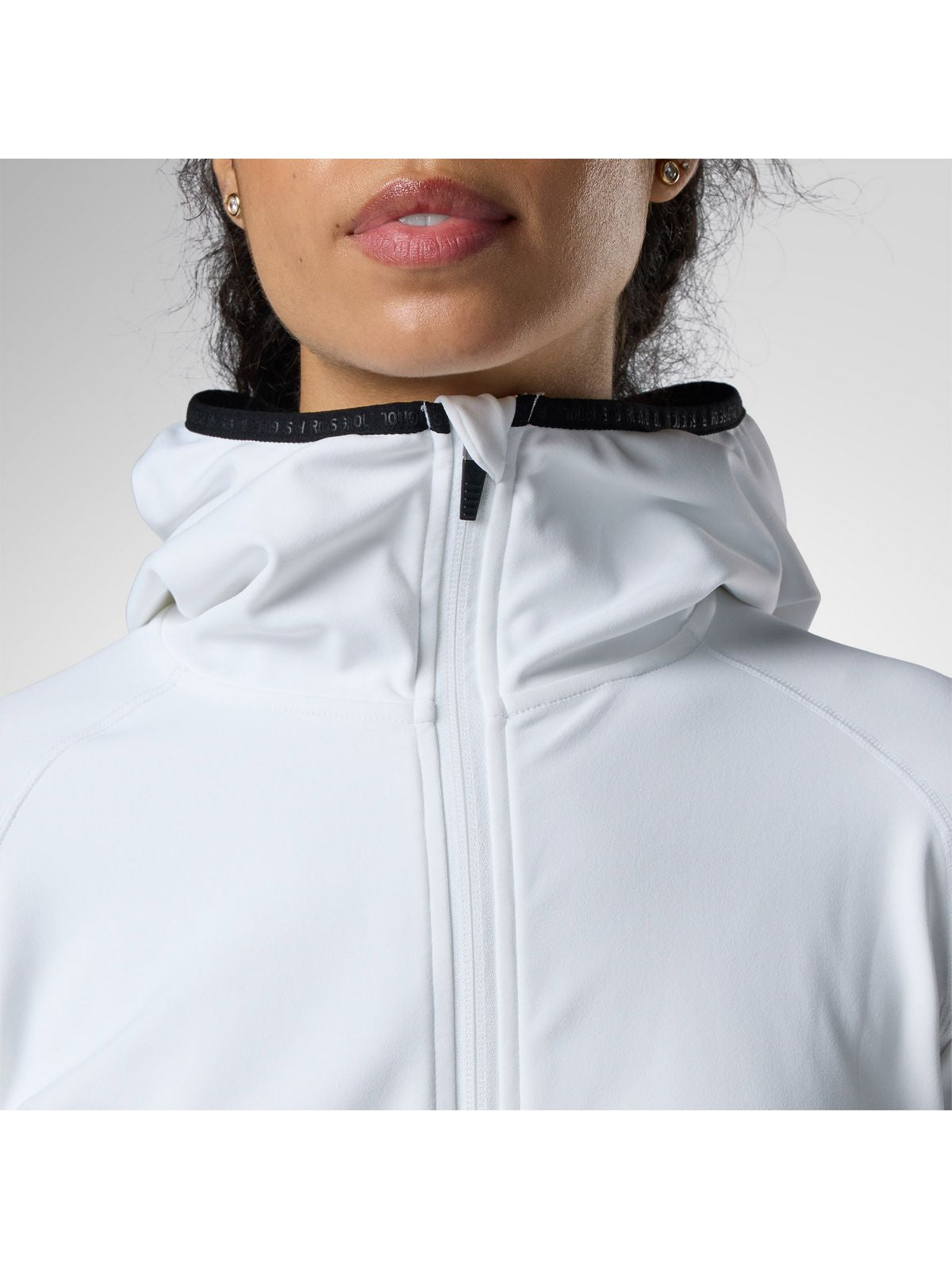 Bluza damska ROSSIGNOL W Mid Layer Thin Fz biała