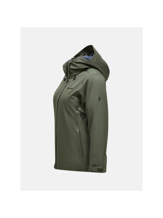 Kurtka narciarska damska PEAK PERFORMANCE Anima HIPE 2L Insulated Shell Jacket zielona
