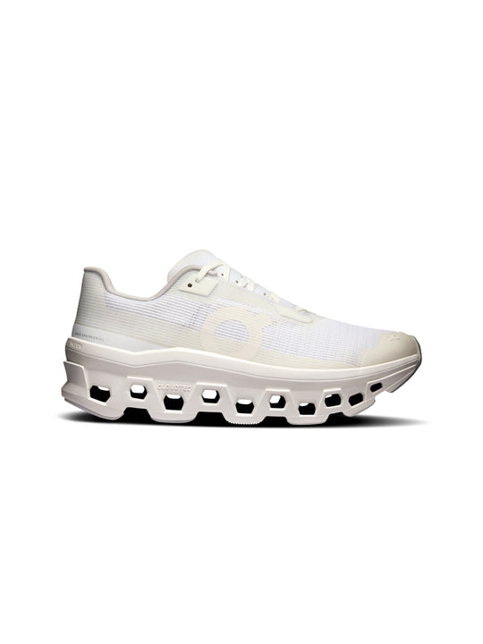 Buty do biegania damskie On Cloudmonster Void biały
