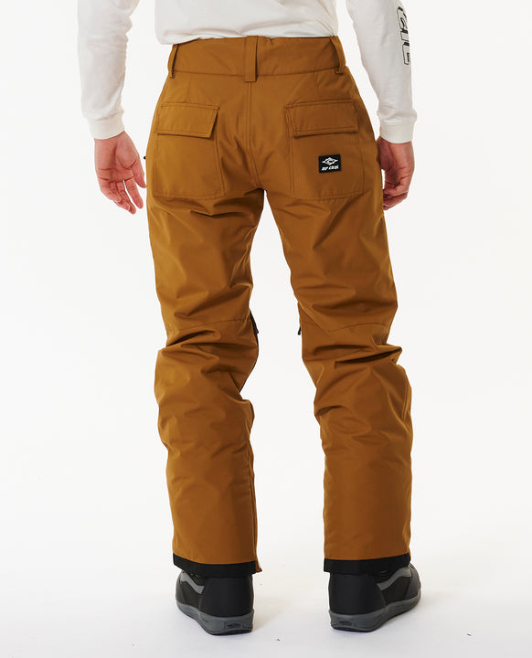 Spodnie narciarskie RIP CURL Base 10K/10K Pant żółty - Adventure Sports
