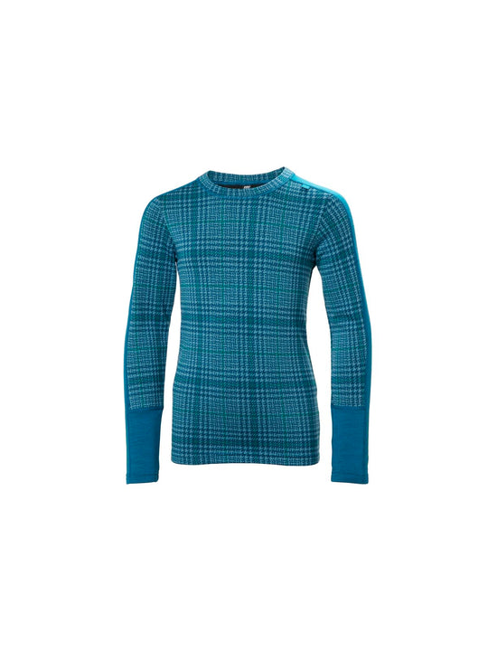 Bielizna dziecięca HELLY HANSEN Jr Graphic Lifa Merino Set kolor niebieski
