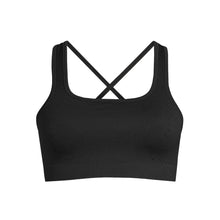 Top damski treningowy CASALL Scallop Seamless Bralette czarny - Adventure Sports
