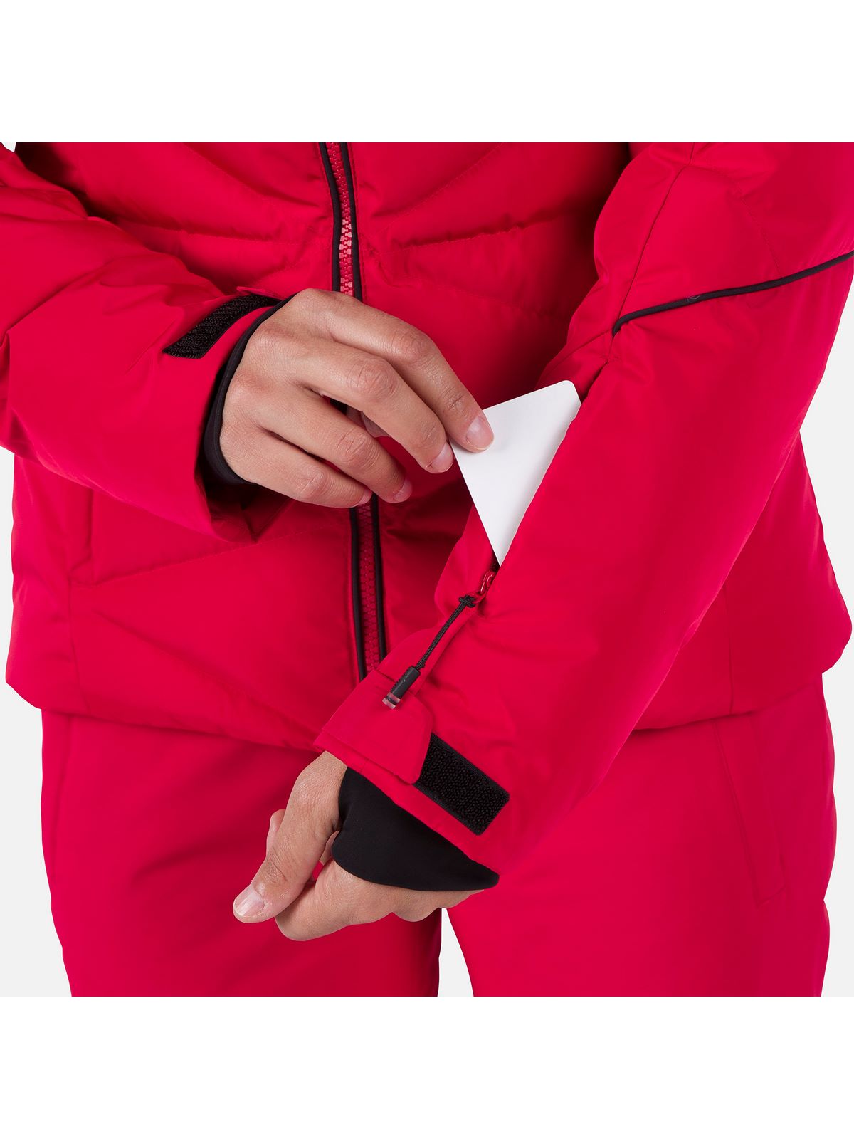 Kurtka na narty damska Rossignol W Staci Pearly Jkt czerwony - narciarska - Adventure Sports