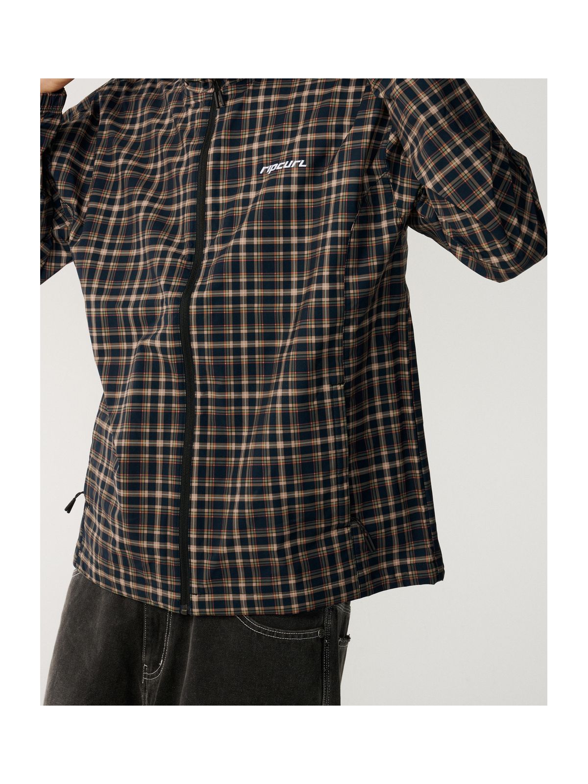 Kurtka męska RIP CURL Archive Dwr Plaid Jacket granatowa