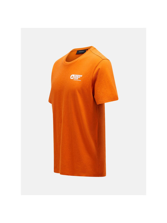 Koszulka Peak Performance Fwt Logo T pomarańczowy - Adventure Sports
