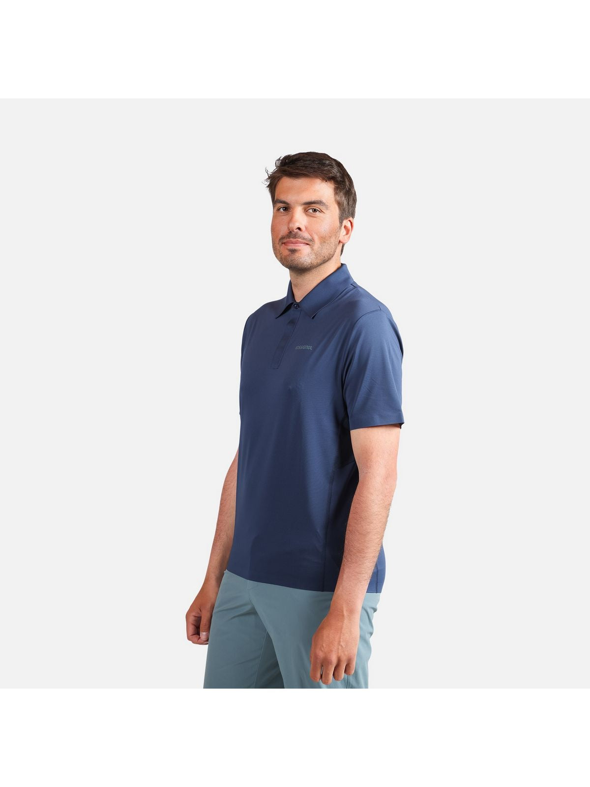 Koszulka męska polo ROSSIGNOL Lycian Polo granatowy - Adventure Sports