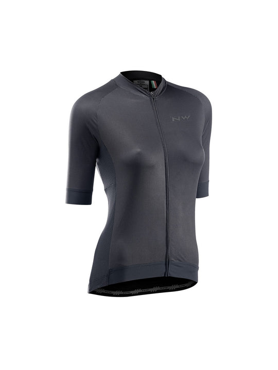 Koszulka rowerowa NORTHWAVE FAST W’s Jersey - czarny - Adventure Sports
