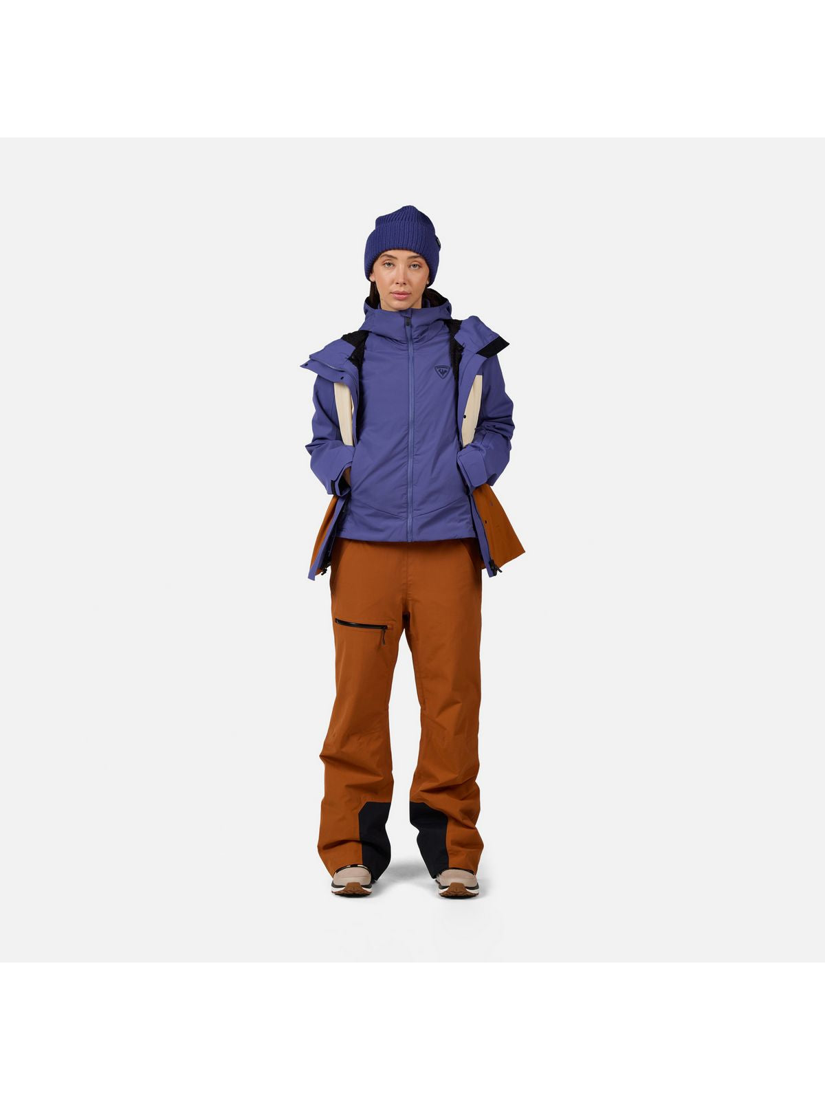 Kurtka damska ROSSIGNOL W OPSIDE HOODIE JKT niebieska