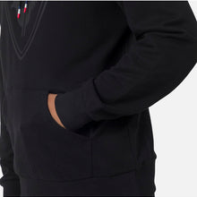 Bluza męska z kapturem Rossignol LOGO SWEAT HOOD FL czarny - Adventure Sports
