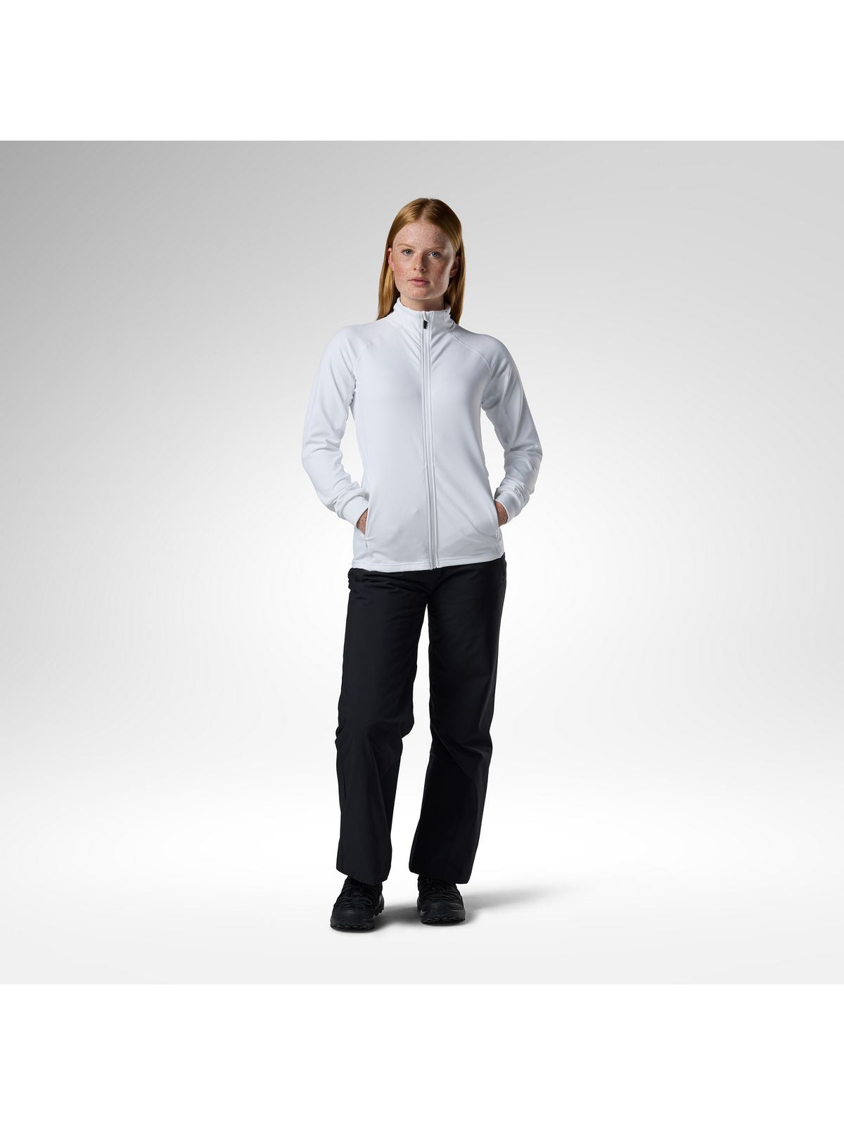 Bluza damska ROSSIGNOL W Mid Layer Stretch Jkt biała