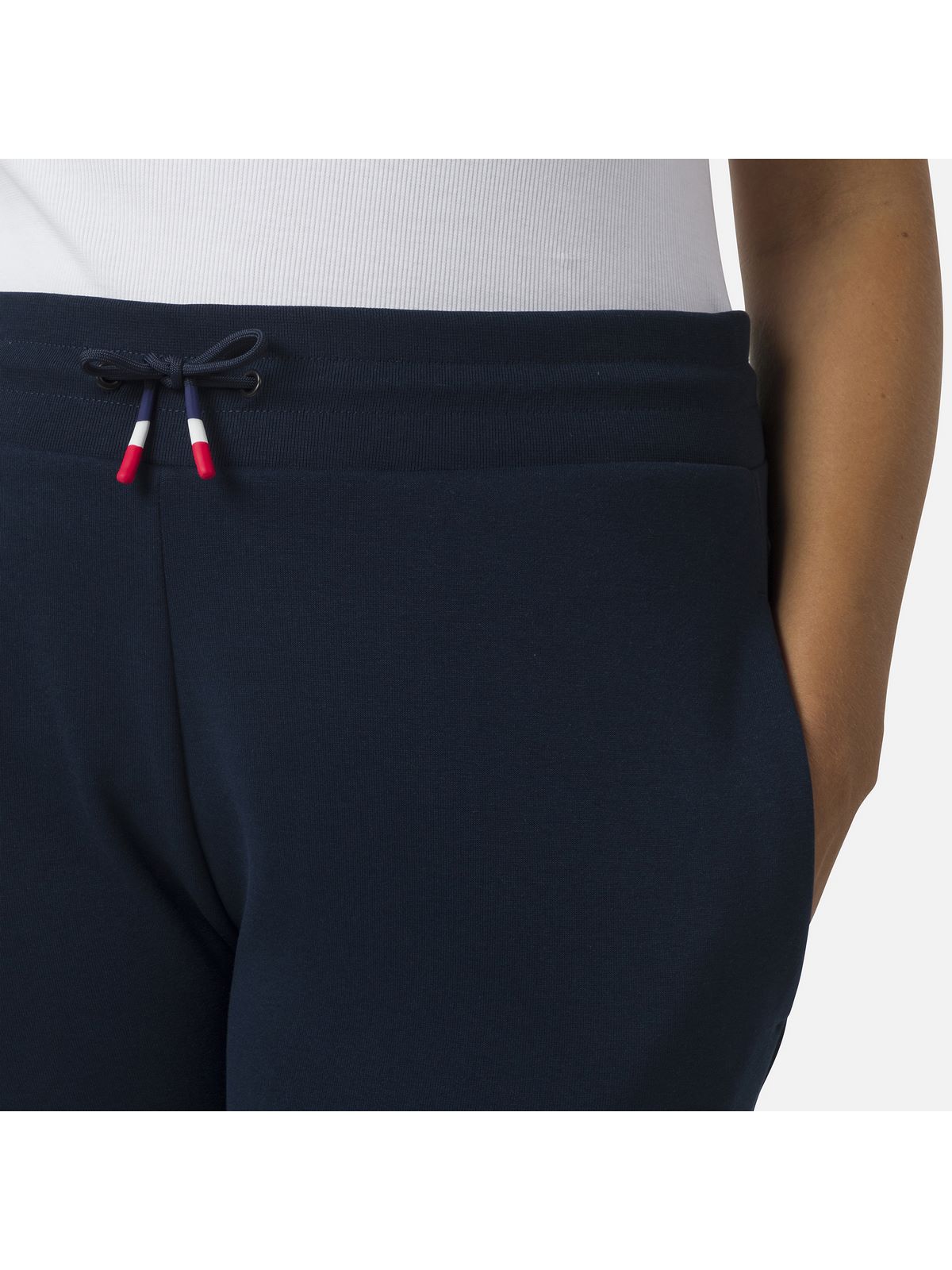 Spodnie dresowe damskie Rossignol W Logo Pant Fl granatowy - Adventure Sports