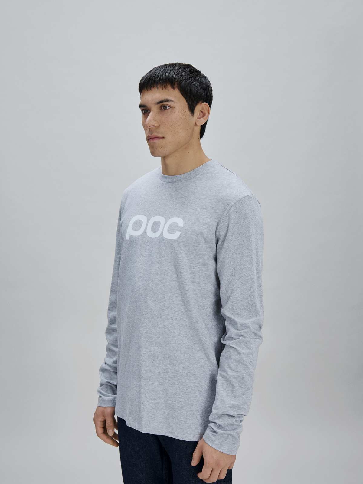 Koszulka longsleeve POC L/S Tee szara