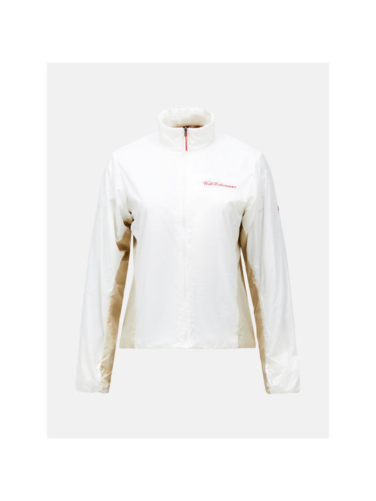 Kurtka narciarska damska PEAK PERFORMANCE 40Y R&amp;D Long GORE-TEX 3L C-KNIT Shell Jacket czerwona
