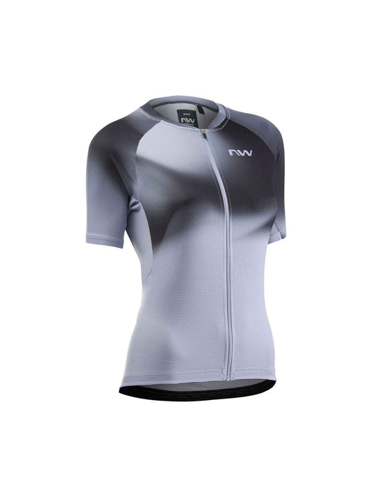 Koszulka rowerowa NORTHWAVE Force Evo Woman Jersey S/s szara
