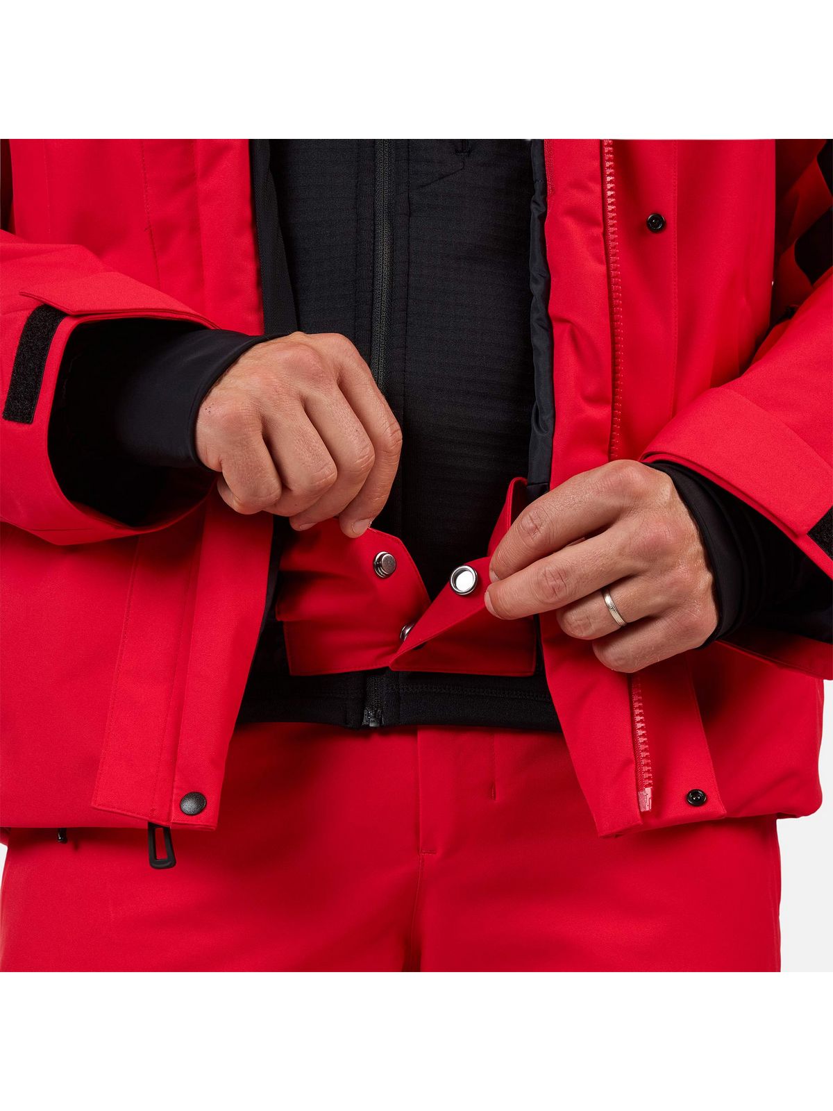 Kurtka narciarska męska ROSSIGNOL Velika Insulated Jkt czerwona