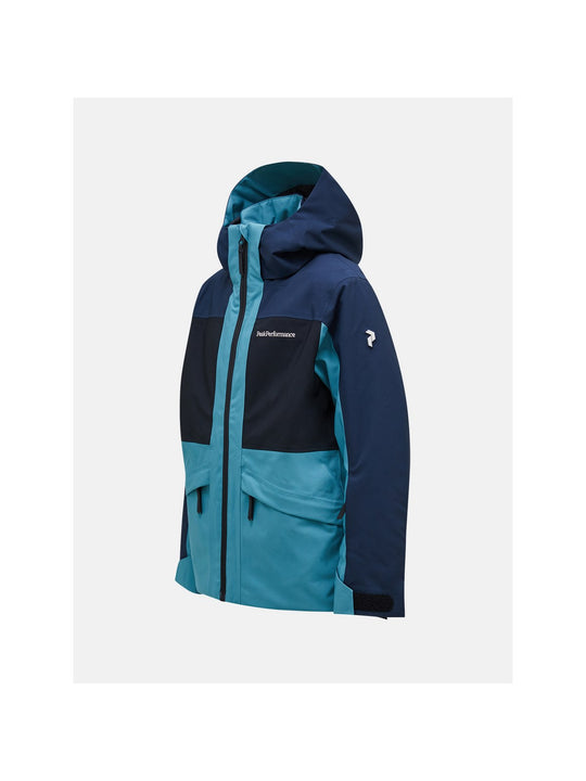 Kurtka narciarska dziecięca Peak Performance Jr Gravity Jacket granatowa - Adventure Sports

