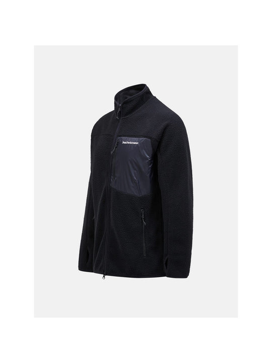 Polar Peak Performance M Pile Zip Jacket czarny - Bluza - Adventure Sports
